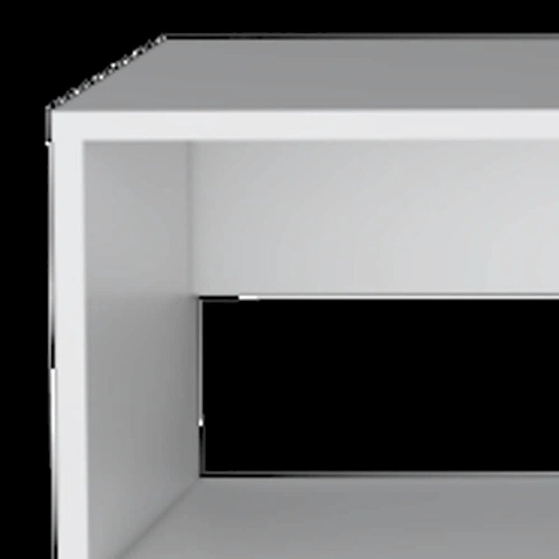 Meuble TV mural moderne 59 Meuble TV flottant avec étagères et gestion des câbles - 10.4H x 59.1W x 12.6D
