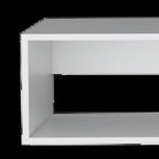 Meuble TV mural moderne 59 Meuble TV flottant avec étagères et gestion des câbles - 10.4H x 59.1W x 12.6D