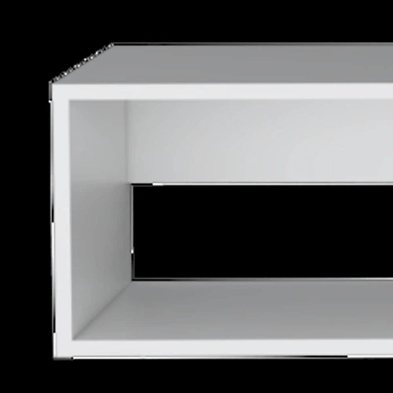 Meuble TV mural moderne 59 Meuble TV flottant avec étagères et gestion des câbles - 10.4H x 59.1W x 12.6D