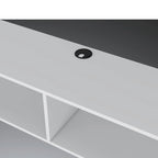 Meuble TV mural moderne 59 Meuble TV flottant avec étagères et gestion des câbles - 10.4H x 59.1W x 12.6D