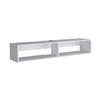 Meuble TV mural moderne 59 Meuble TV flottant avec étagères et gestion des câbles - 10.4H x 59.1W x 12.6D