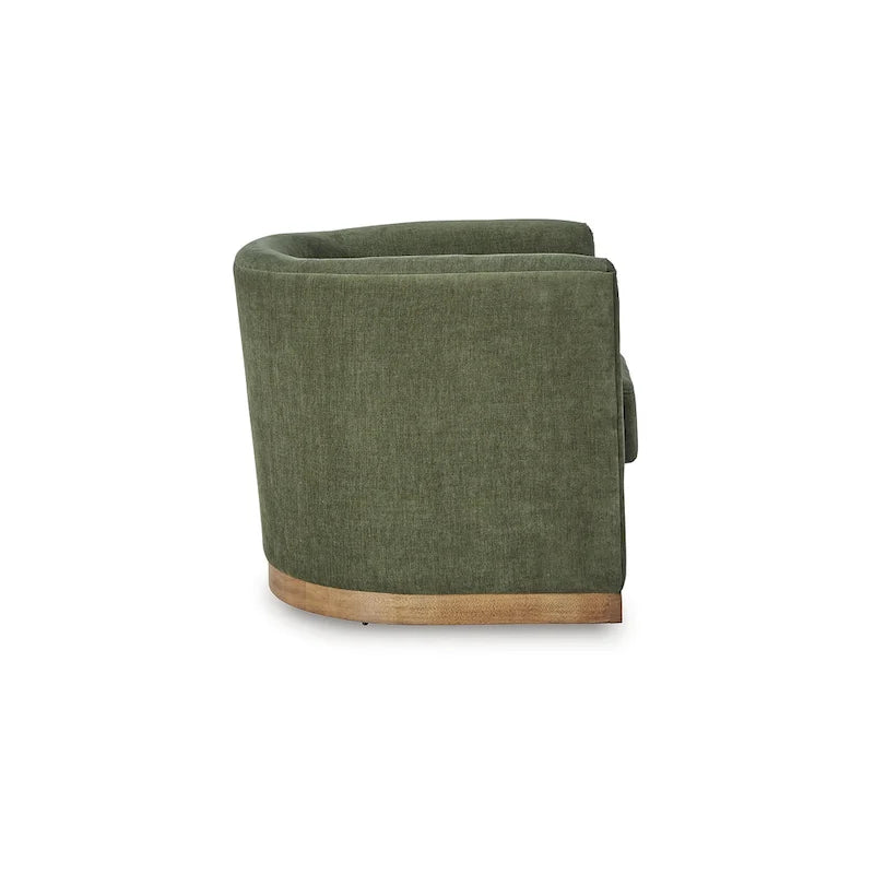 Signature Design by Ashley Jersonlow Forest Green Swivel Chair - 34 W x 31.25 D x 28.88 H