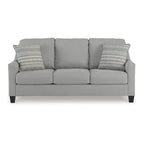 Lebo Queen Size Sofa Sleeper Bed, Gray, Bifold Memory Foam Mattress