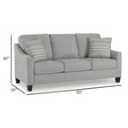 Lebo Queen Size Sofa Sleeper Bed, Gray, Bifold Memory Foam Mattress