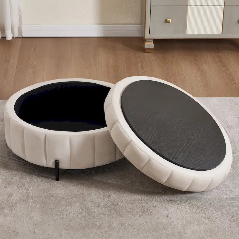 40.4W Modern Swivel Accent Chair,Swivel Single Sofa Chair with Ottoman