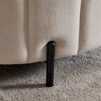 40.4W Modern Swivel Accent Chair,Swivel Single Sofa Chair with Ottoman