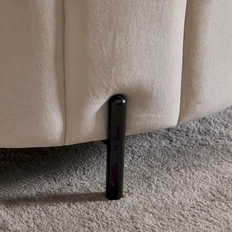 40.4W Modern Swivel Accent Chair,Swivel Single Sofa Chair with Ottoman