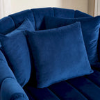 40.4W Modern Swivel Accent Chair,Swivel Single Sofa Chair with Ottoman