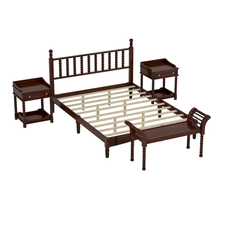 Ensembles de chambre rétro 4 pièces par Harper&Bright Designs
