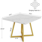 Table à dîner industrielle avec base en métal