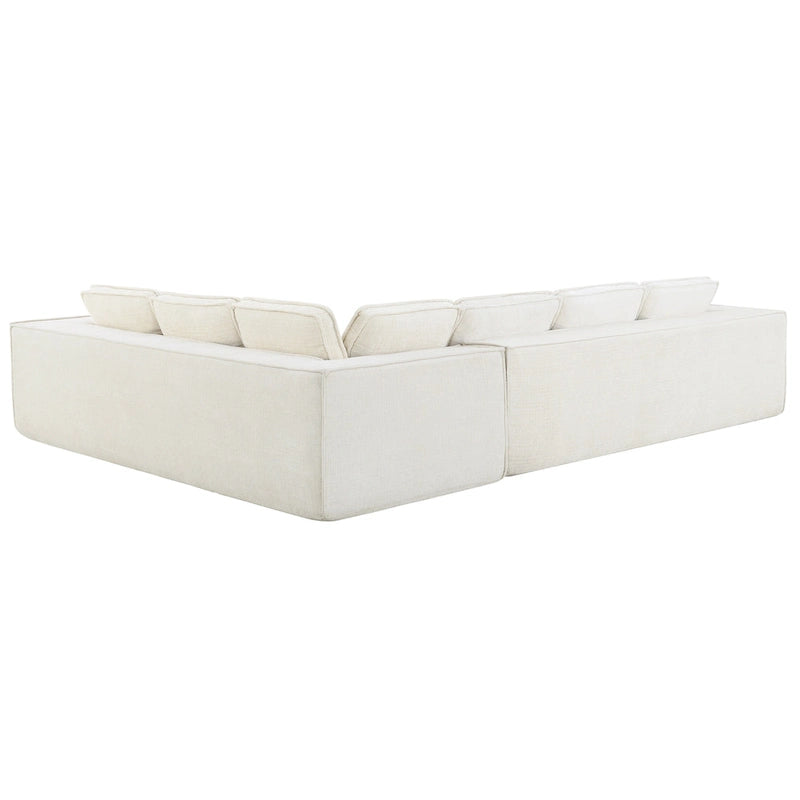 Modern L-Shaped Cloud Sofa Set, Modular Chenille Couch Set