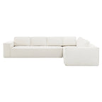 Modern L-Shaped Cloud Sofa Set, Modular Chenille Couch Set