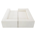 Modern L-Shaped Cloud Sofa Set, Modular Chenille Couch Set