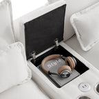 Modern U-shaped Cloud Sectional Couch, Convertible Sleeper Couch