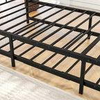 Twin Size Metal Daybed with Trundle for Kids or Guests