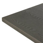 Ensemble de salle à manger transitionnel 7 pièces en bois avec table rectangulaire et 6 chaises