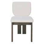 Ensemble de salle à manger transitionnel 7 pièces en bois avec table rectangulaire et 6 chaises