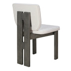 Ensemble de salle à manger transitionnel 7 pièces en bois avec table rectangulaire et 6 chaises