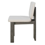 Ensemble de salle à manger transitionnel 7 pièces en bois avec table rectangulaire et 6 chaises