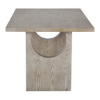 Ensemble de salle à manger transitionnel 7 pièces en bois avec table rectangulaire et 6 chaises