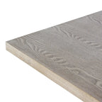 Ensemble de salle à manger transitionnel 7 pièces en bois avec table rectangulaire et 6 chaises