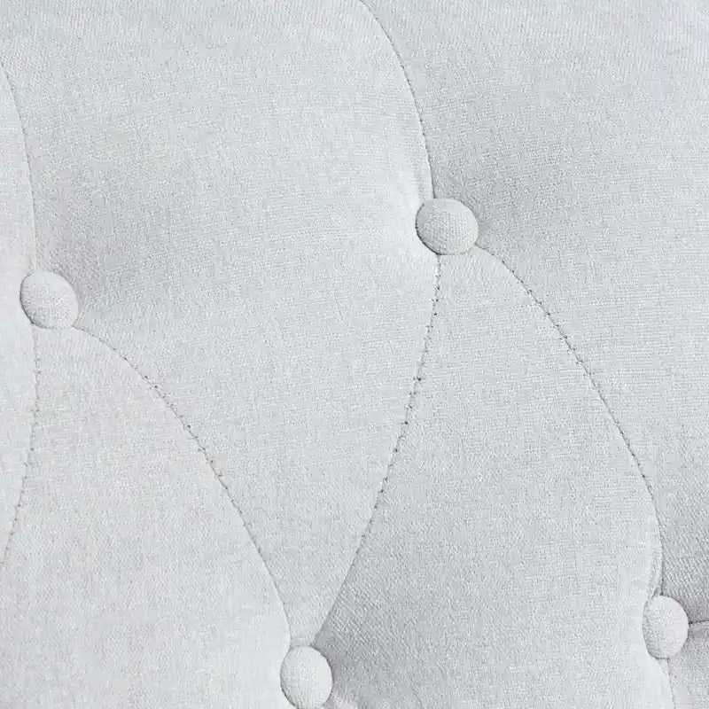 Chenille Fabric Accent Chair with Retro Wooden Legs, High-Density Foam and Spring Cushion, and 300 lbs Weight Capacity