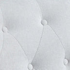 Chenille Fabric Accent Chair with Retro Wooden Legs, High-Density Foam and Spring Cushion, and 300 lbs Weight Capacity