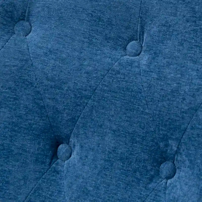 Chenille Fabric Accent Chair with Retro Wooden Legs, High-Density Foam and Spring Cushion, and 300 lbs Weight Capacity