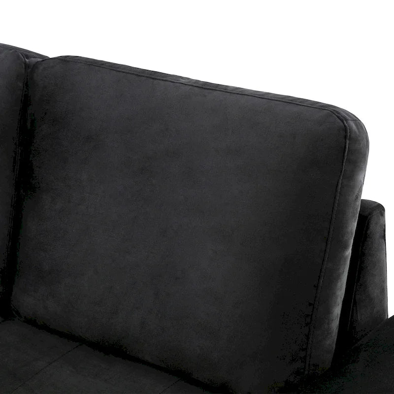 84.75 L-Shape 5 Seat Sectional Sofa with Pull-Out Bed, Storage Ottoman, Hidden Arm Storage & USB Charging