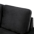 84.75 L-Shape 5 Seat Sectional Sofa with Pull-Out Bed, Storage Ottoman, Hidden Arm Storage & USB Charging