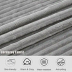 127 Large Sectional Sofa,Modular L Shaped Left Sofa,Corduroy Fabric