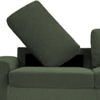 Classic Corduroy Sofa Couch 2-Seater Upholstered Couch