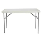 4" Resin Multi Purpose Folding Table Light Gray - OSP Home Furnishings