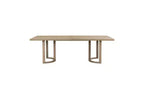 Ensemble de salle à manger Christopher Knight Home Ellie moderne 7 pièces en bois d'hévéa et tissu d'ameublement beige/frêne clair