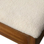 Lifestorey Palmer Farmhouse Bench with Storage Antique Oak