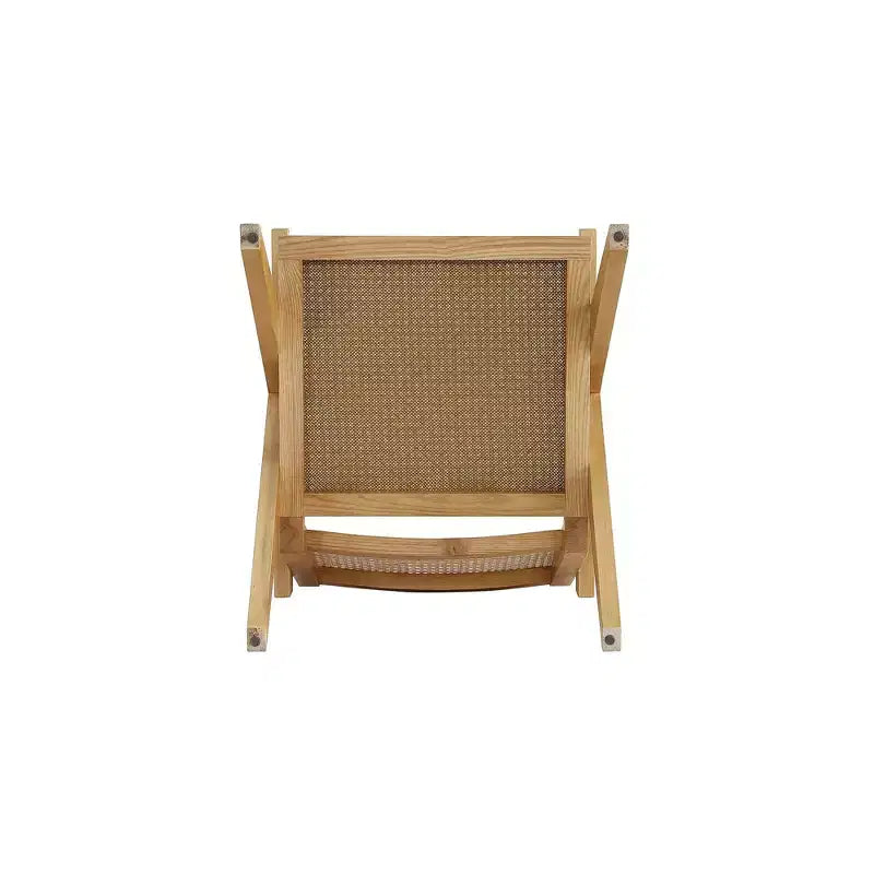 Set of 2 Hamlet Wood Accent Chairs Natural - Manhattan Comfort: Matte Finish, Ash Frame, No Assembly Required