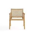 Set of 2 Hamlet Wood Accent Chairs Natural - Manhattan Comfort: Matte Finish, Ash Frame, No Assembly Required