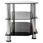 AVF Glass Shelves TV Stand for TVs up to 42" Black