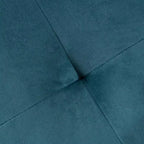 Christopher Knight Home Omry New Velvet Ottoman - Dark Teal: Upholstered Square Pouf, Hardwood Frame, 250lb Capacity