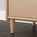 Dessertes de bureau Clifford Place en érable naturel – Sauder : Meuble média avec tablette réglable et rangement pour dossiers