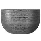 Jean Metal Coffee Table Antique Silver - WyndenHall: Hammered Texture, No Assembly Required