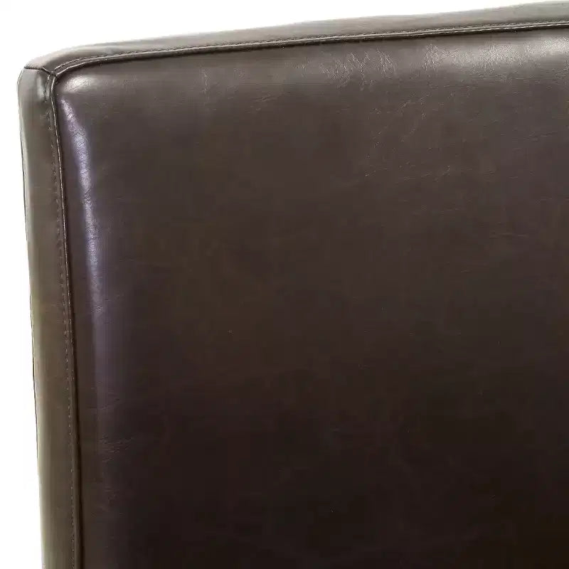 Set of 2 25.5 Lopez Leather Counter Height Barstools - Christopher Knight Home