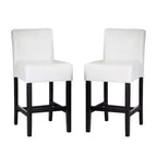 Set of 2 25.5 Lopez Leather Counter Height Barstools - Christopher Knight Home