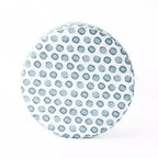 Cole Classics Round Storage Ottoman Flared Wood Leg - HomePop