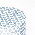Cole Classics Round Storage Ottoman Flared Wood Leg - HomePop