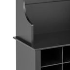 27 Narrow Hall Tree with 9 Shoe Cubbies - Prepac