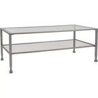 Table basse Maddox en verre et métal - ClickDecor