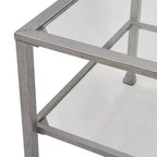 Table basse Maddox en verre et métal - ClickDecor