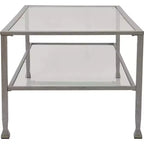 Table basse Maddox en verre et métal - ClickDecor
