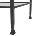Table basse Maddox en verre et métal - ClickDecor